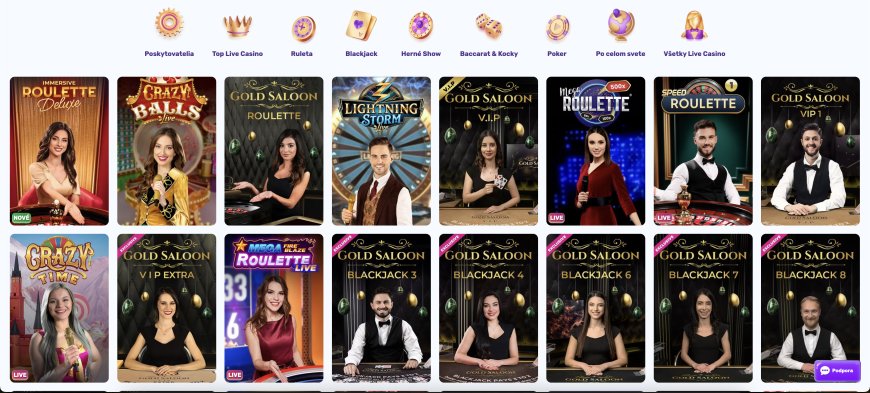SlotsPalace živé hry
